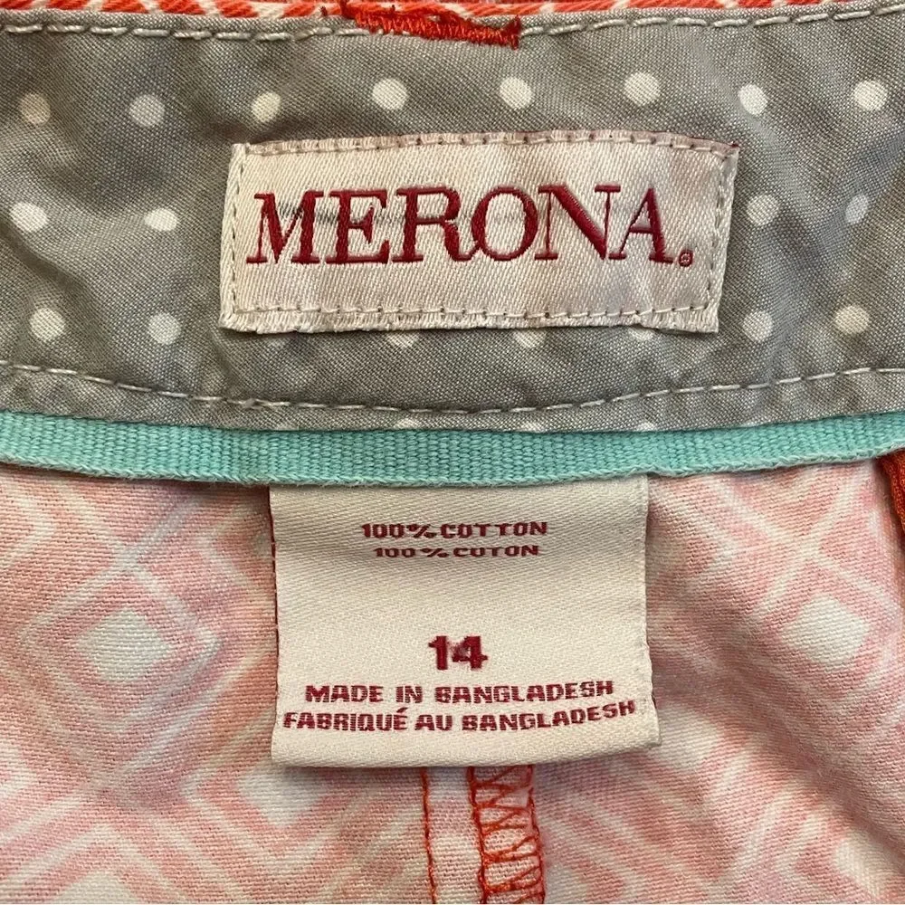 Merona reddish orange